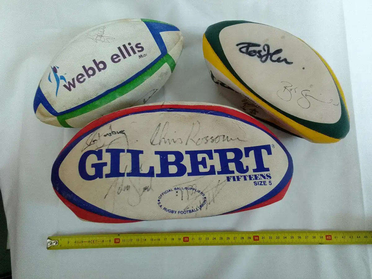 Springbok Rugby Legends - Signed Rugby Ball Collection