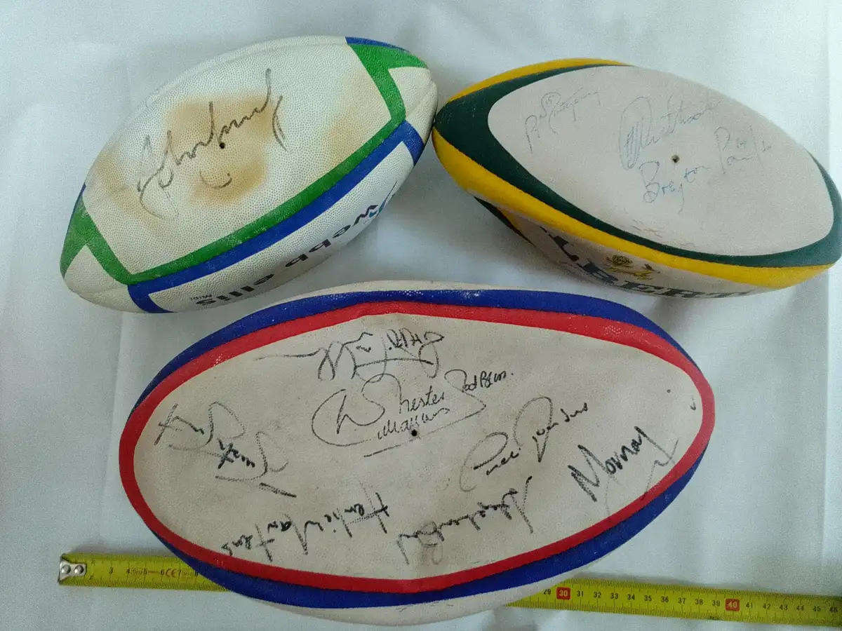 Springbok Rugby Legends - Signed Rugby Ball Collection