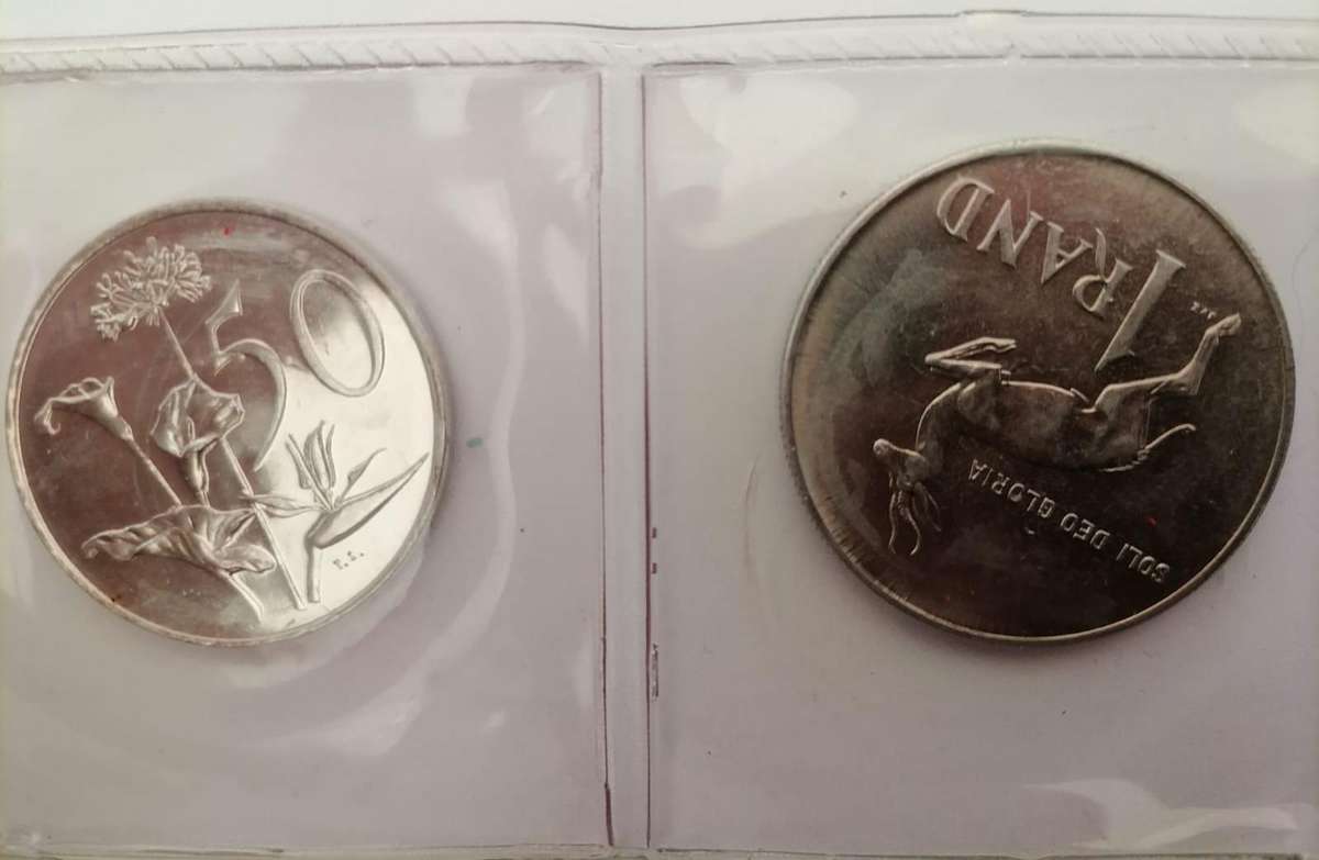 1986 South African Proof Coin Set  Complete 7-Coin Collection