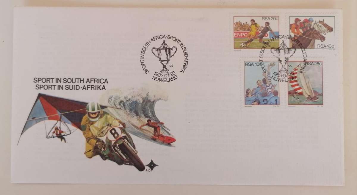 1983 Sport in South Africa FDC | PT 4.5 | Newlands
