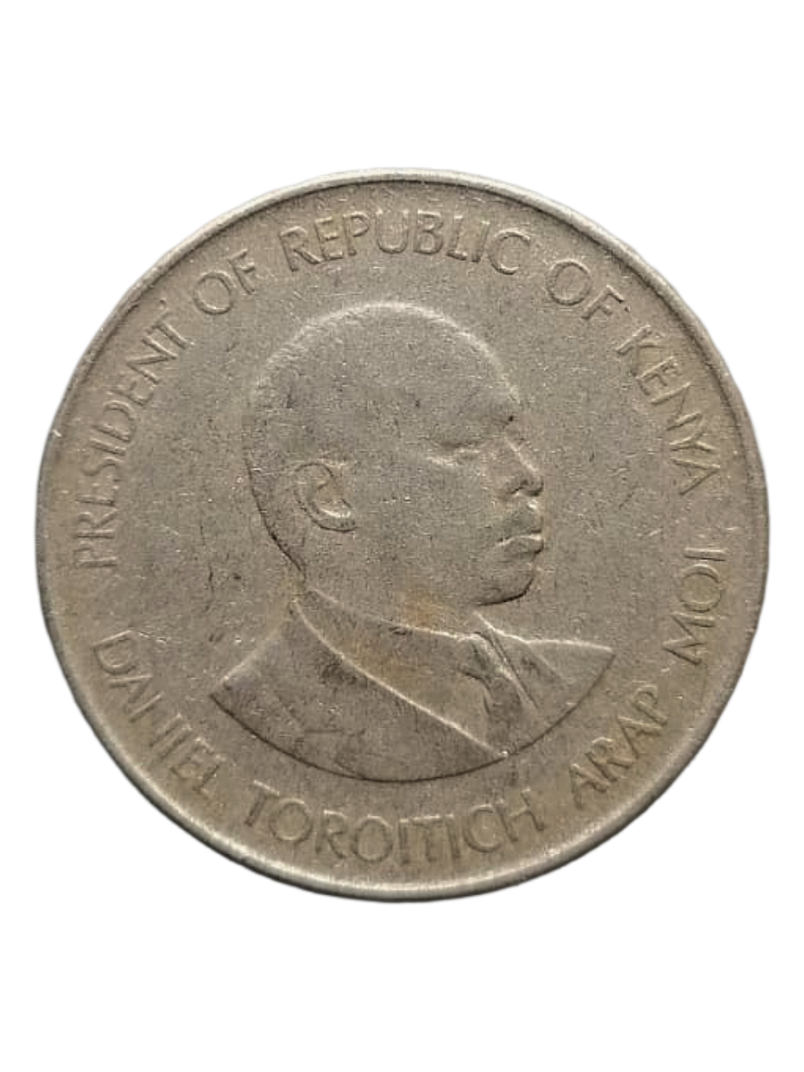 Kenya 1 Shilling Coin  1994  President Daniel arap Moi  East African Collectible