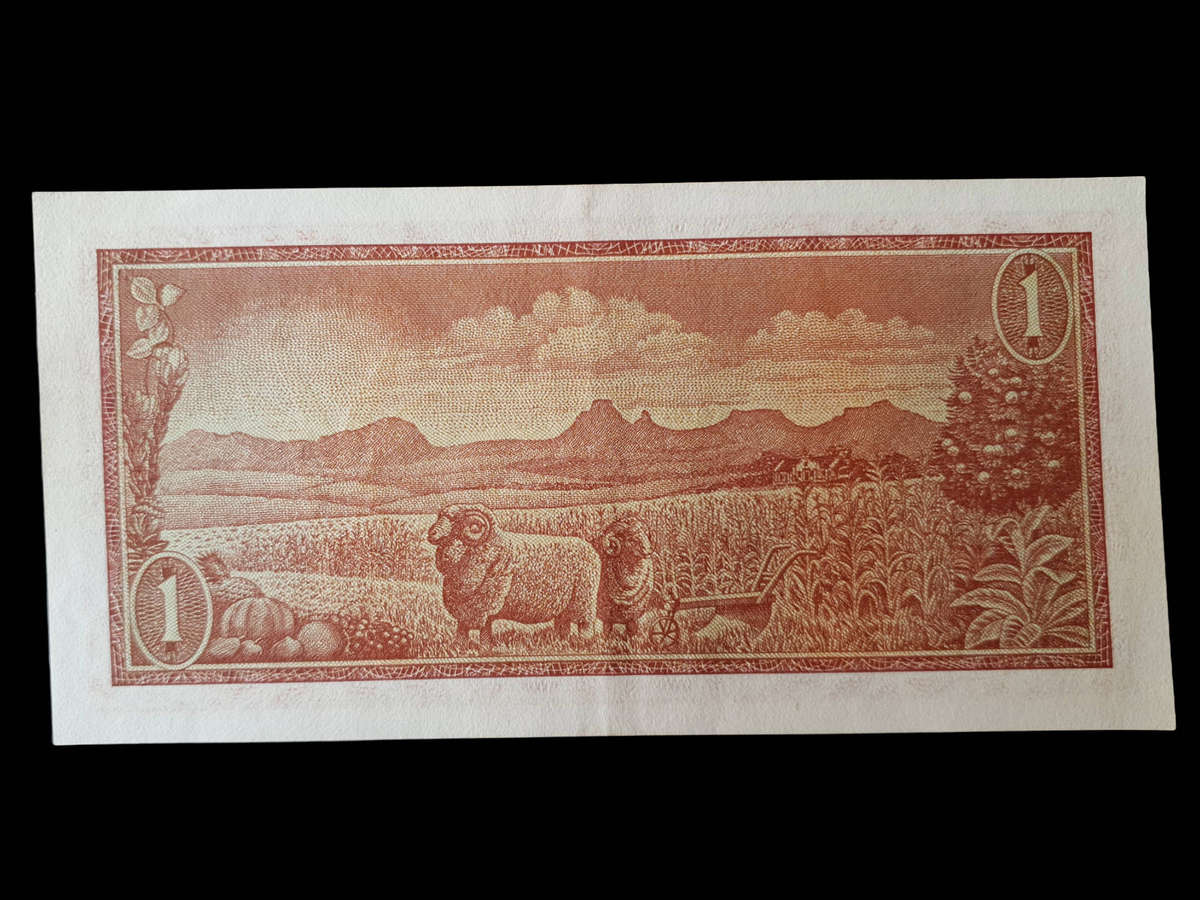 South Africa One Rand Banknote Jan van Riebeeck - T.W de jongh