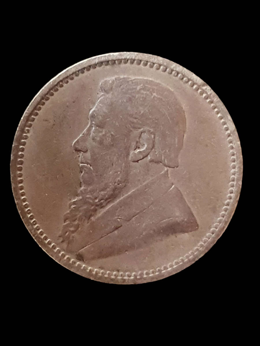 1896 Zuid-Afrikaansche Republiek (ZAR) 3 Pence Silver Coin