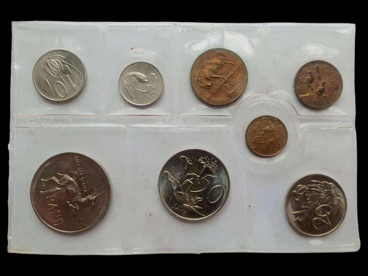 1979 South Africa Mint Set  Original SAM Issue (8 Coins)