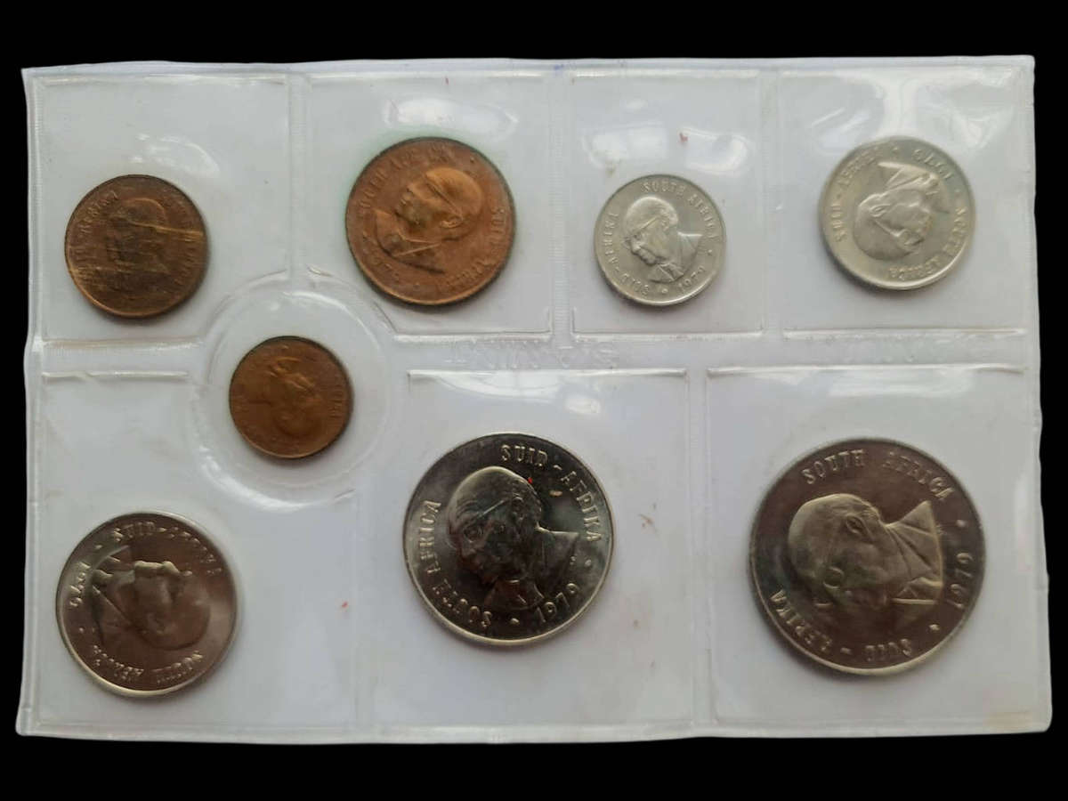 1979 South Africa Mint Set  Original SAM Issue (8 Coins)