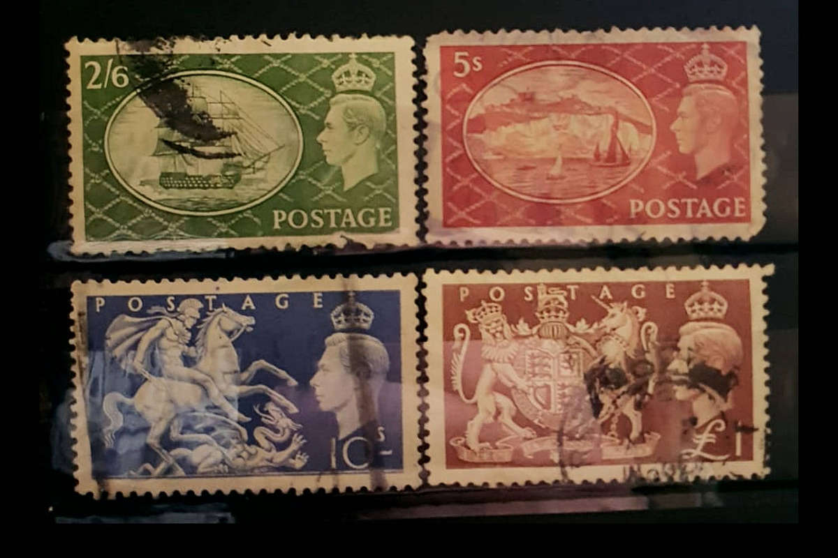 Great Britain 1939-1948 King George VI High-Value Definitive Set