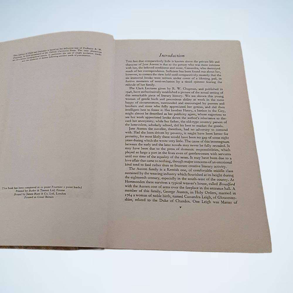 Jane Austen  Pride and Prejudice (Folio Society, 1957)