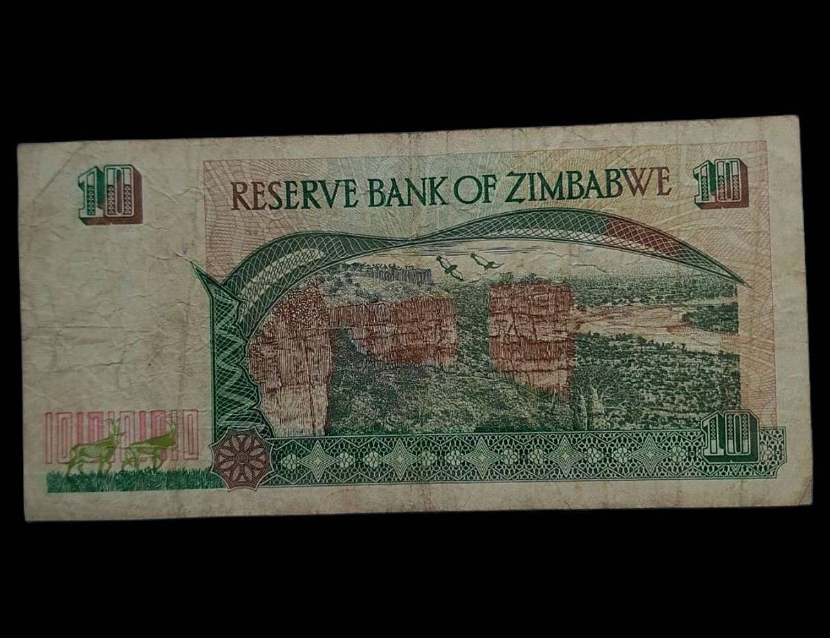 Zimbabwe 10 Dollars (1997)  CA Prefix