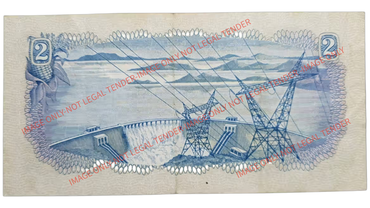 South Africa 2 Rand Banknote  T.W. de Jongh Signature (1976 Issue) Watermark: Van Riebeeck