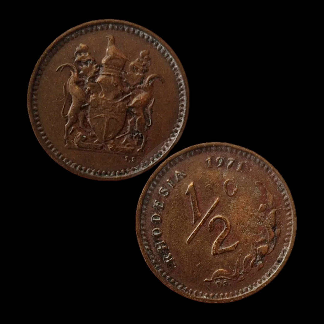 Rhodesia Half Cent  1971