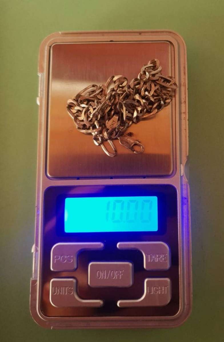 .925 Sterling Silver Figaro Chain / Necklace - Italian Made -10g