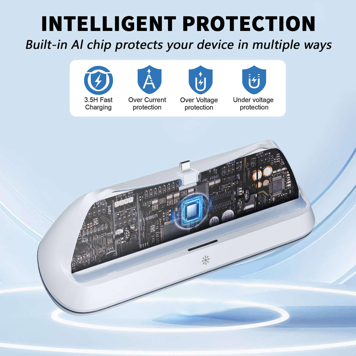 PS Portal Charging Dock | 7 RGB Modes, Fast 3.5H Charge & Secure Fit
