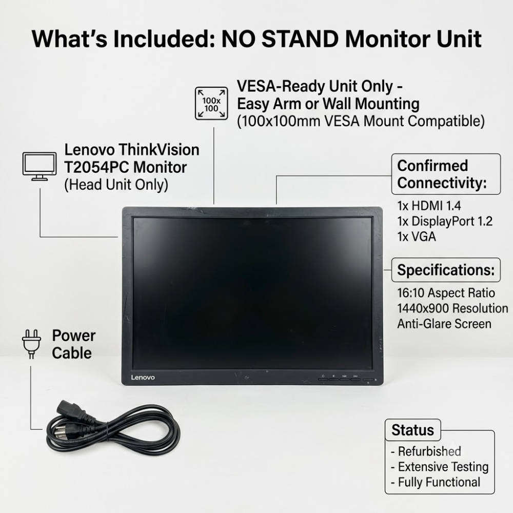 19.5" Widescreen Monitor