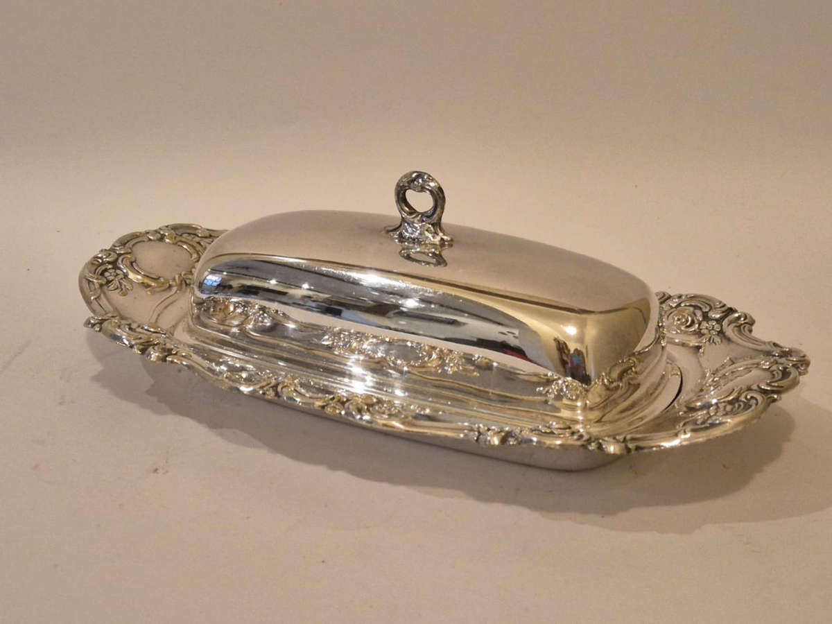 Silver Butter Dish