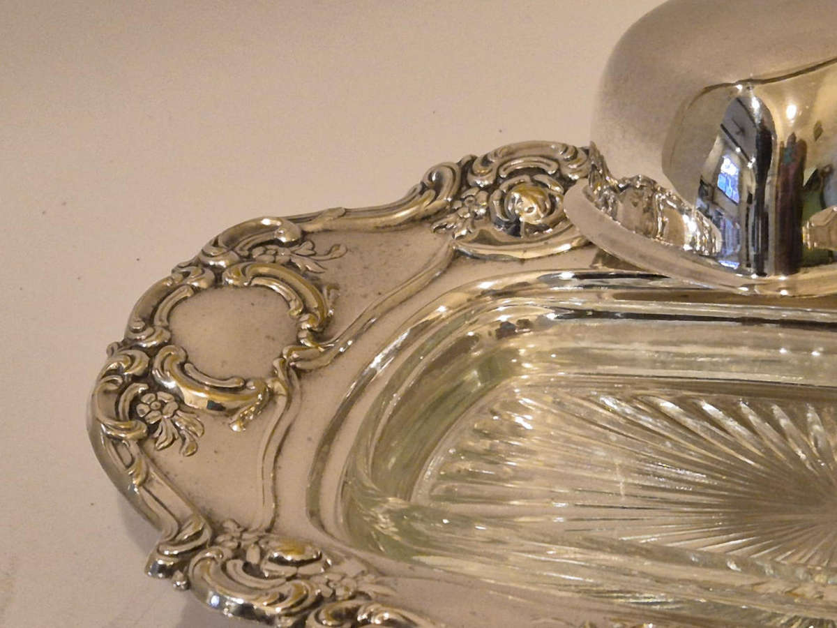 Silver Butter Dish