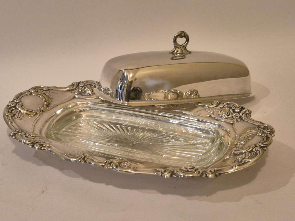 Silver Butter Dish