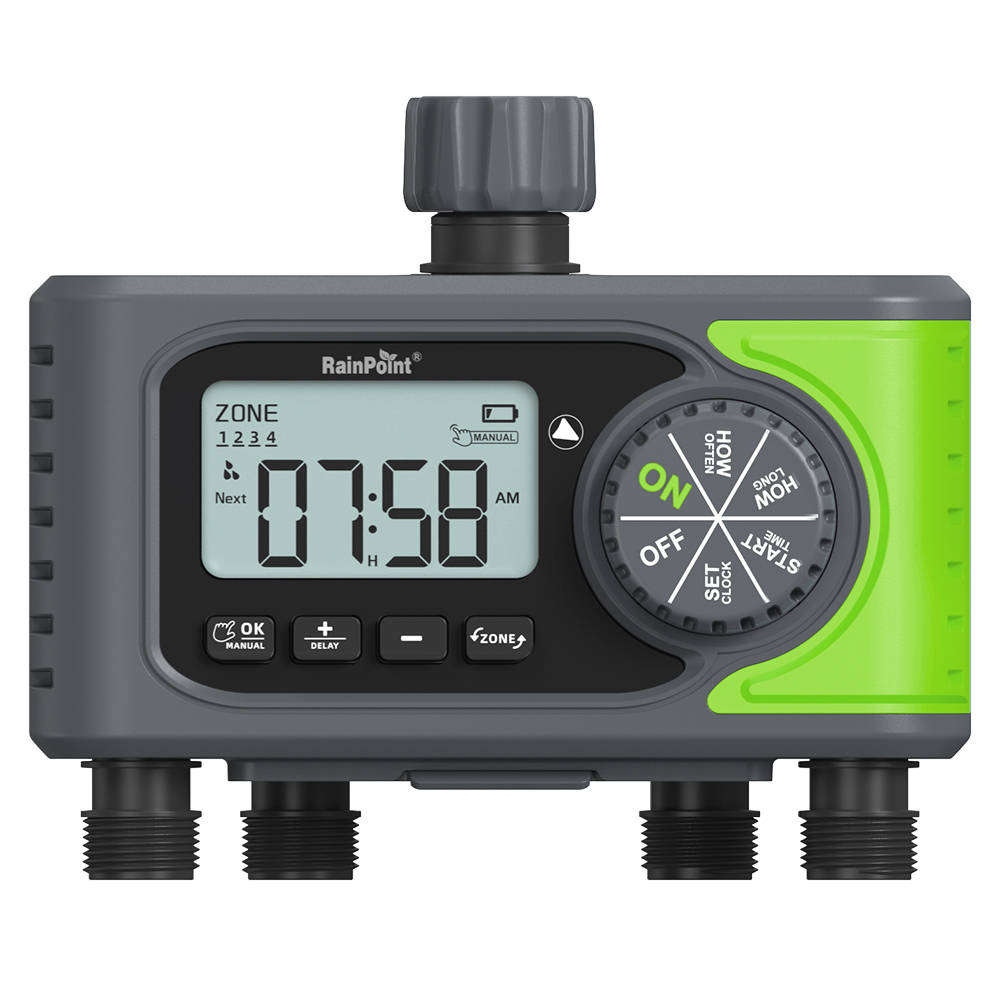 RainPoint Wireless Digital 4-Zone Irrigation Timer