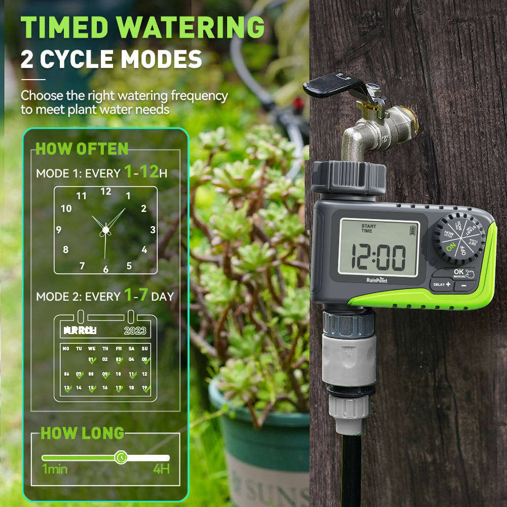 RainPoint Wireless Digital 1-Zone Irrigation Timer