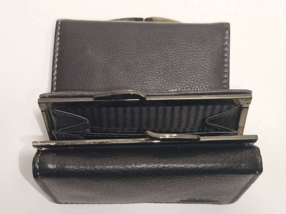 Leather Galaxy purse/wallet black