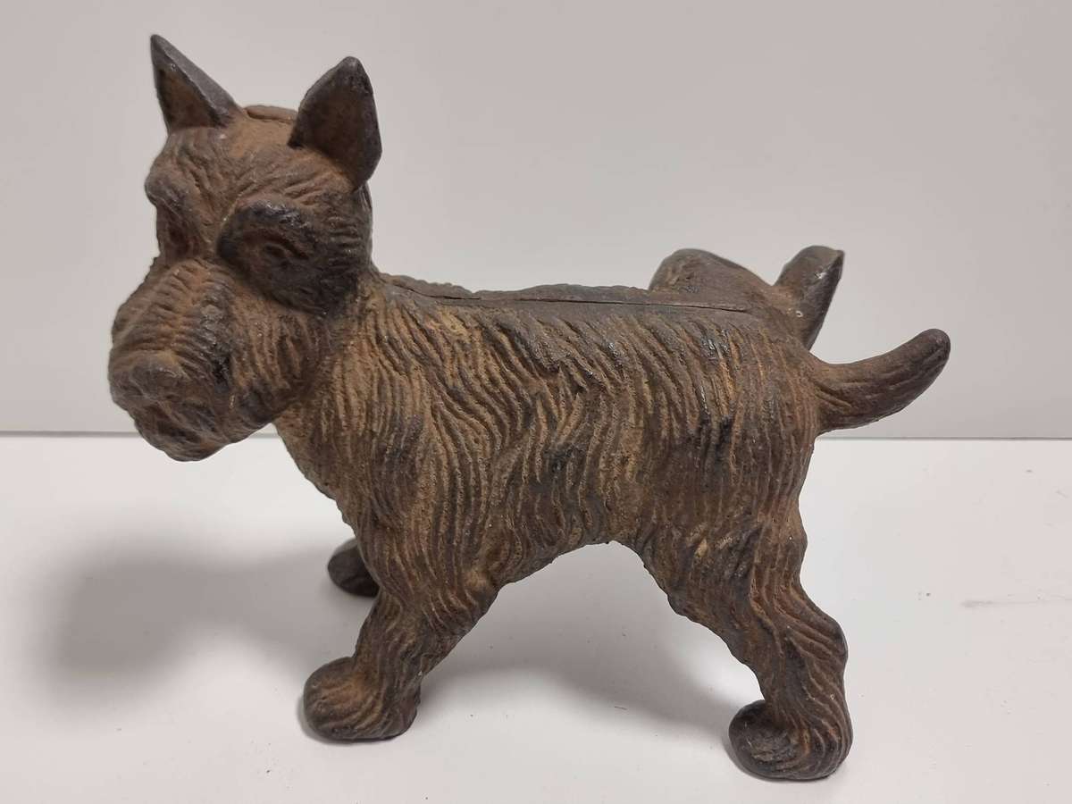 Vintage Cast Iron Scottish Terrier Door Stop