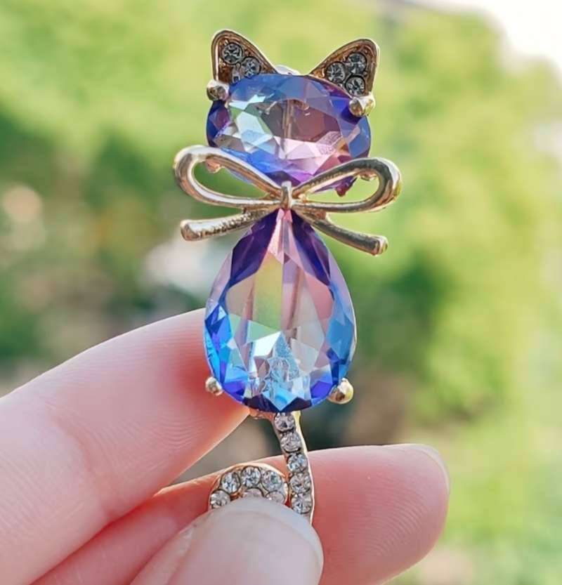 Beautiful Cat Brooch