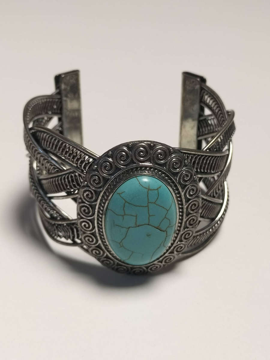 Turquoise cuff bangle