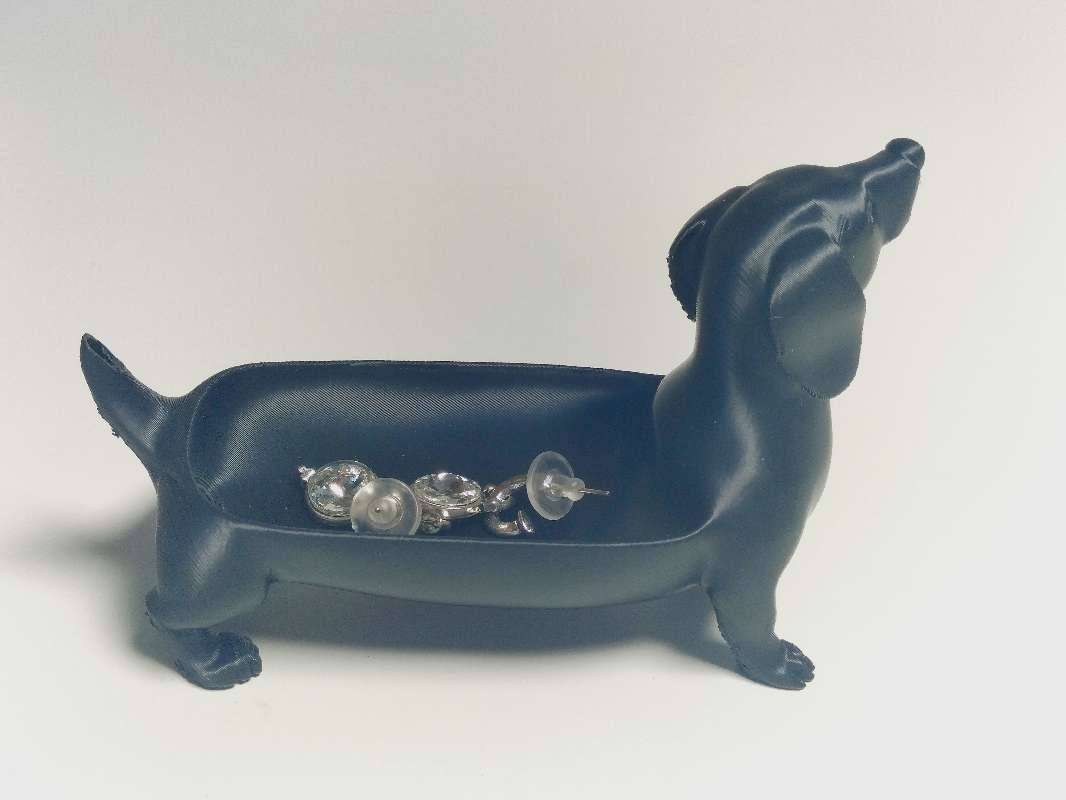 Cute Dog Jewellery Holder With Earrings