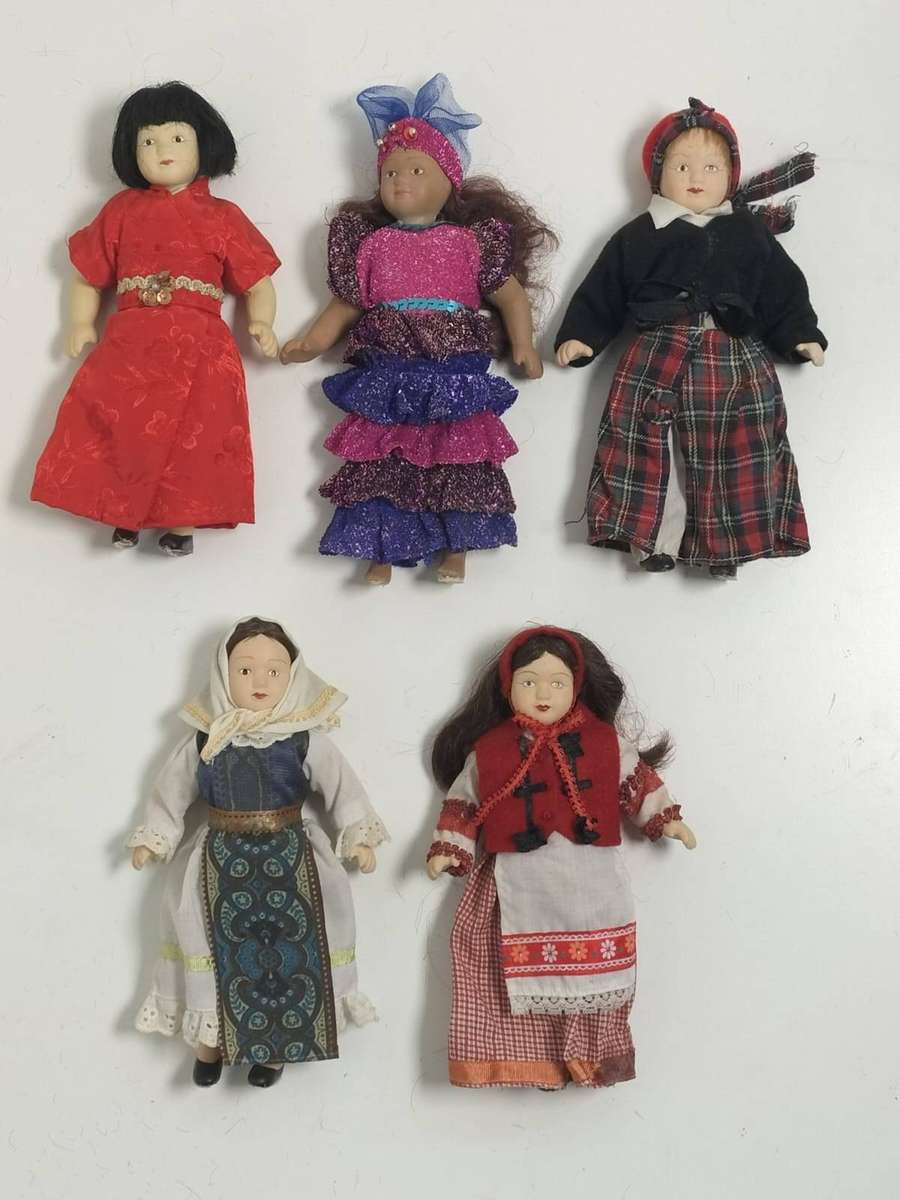 Vintage Collection of World Porcelain Dolls