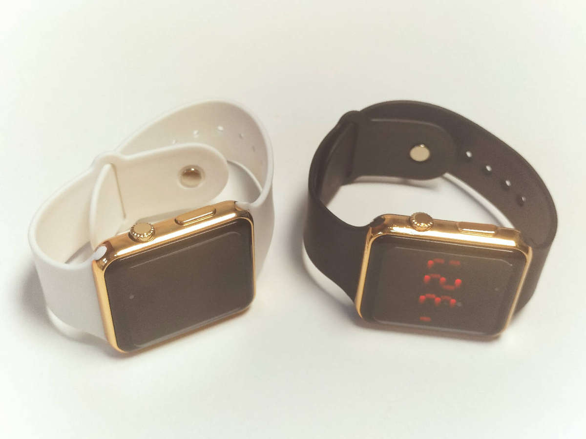 Digital watch set of 2