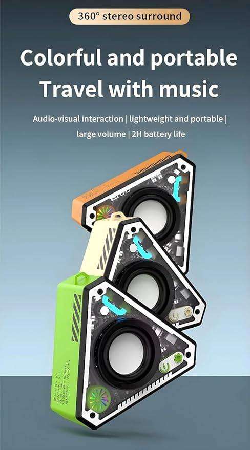 Bluetooth Speaker with Loud Sound & Punchy Bass, with 360 Surround