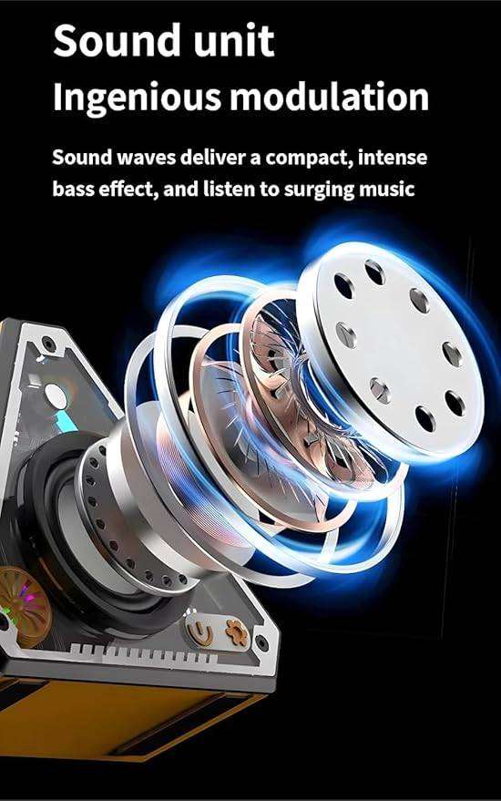 Bluetooth Speaker with Loud Sound & Punchy Bass, with 360 Surround