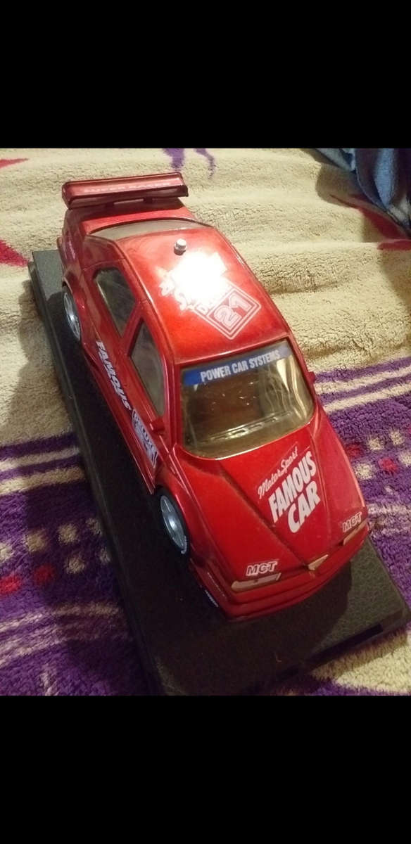 Vintage red model car
