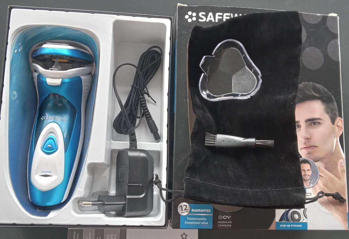 SAFEWAY 3-HEAD ROTARY SHAVER PARTS OR REPAIR