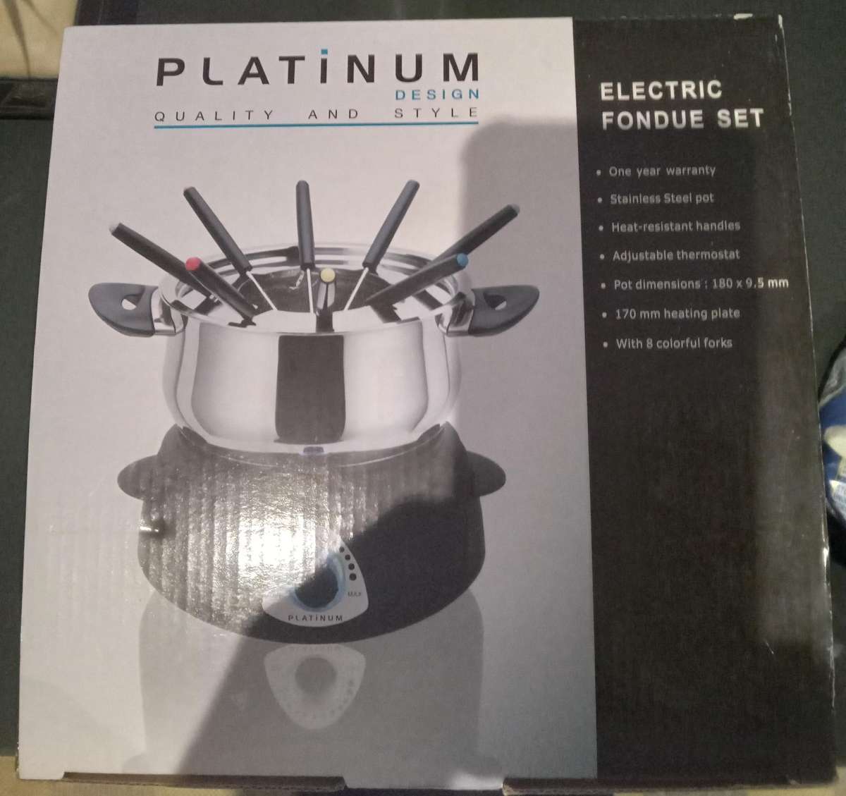 PLATINUM MTE065 Electric Fondue Set