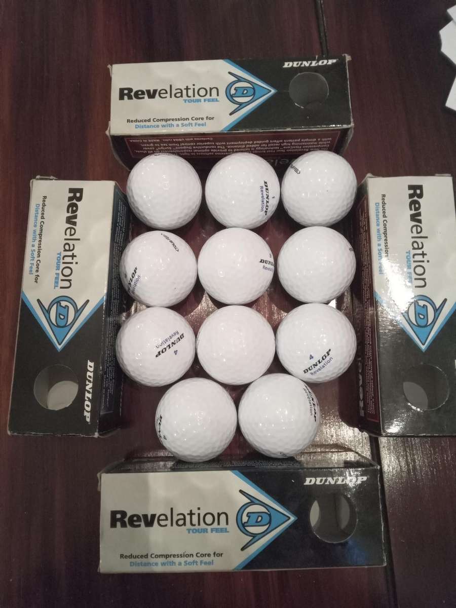 DUNLOP REVELATION TOUR FEEL GOLF BALLS QTY 11