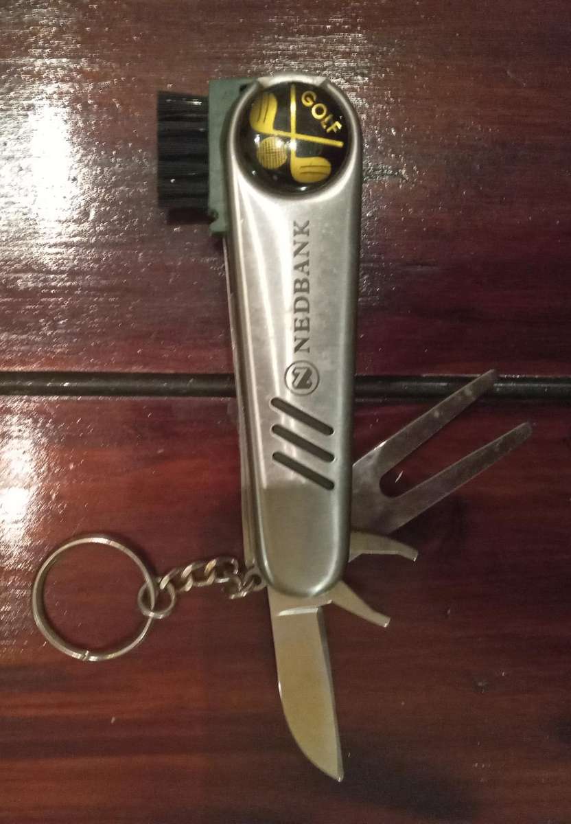 GOLF KNIFE WITH GOLFING TOOLS