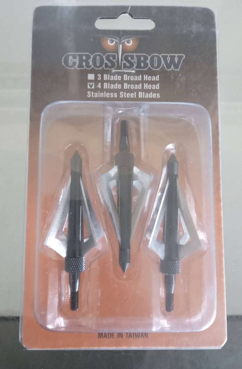 Man Kung 4 Blade Broad Head Stainless Steel Arrow Point