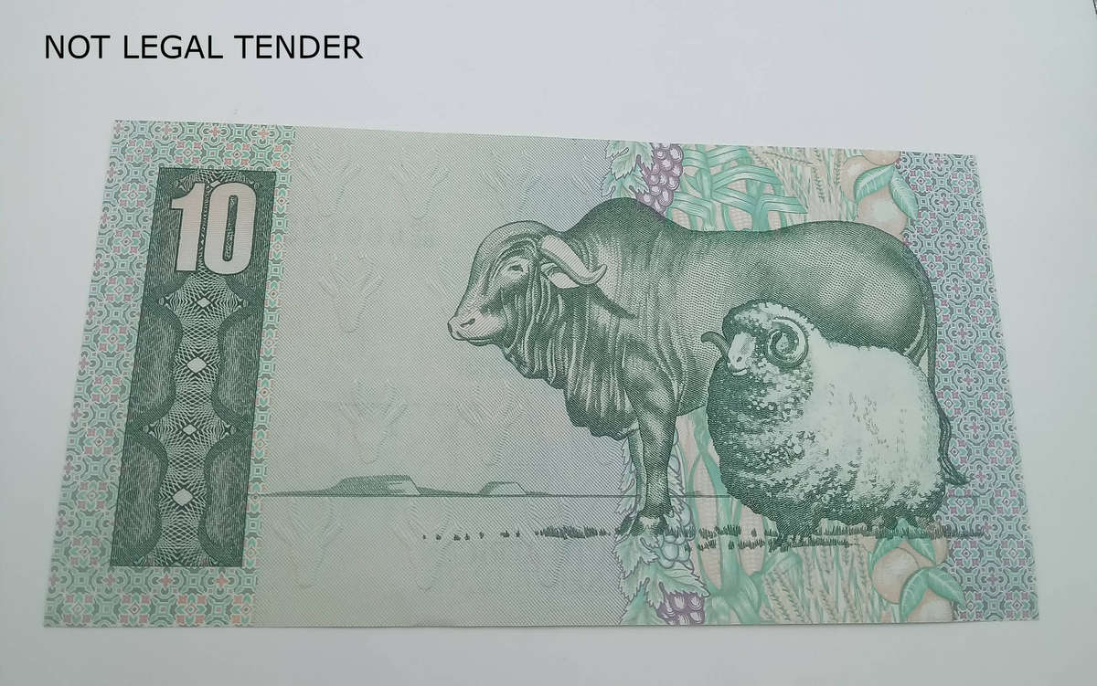 ONE RSA R10 BANK NOTE- GERHARD DE KOCK