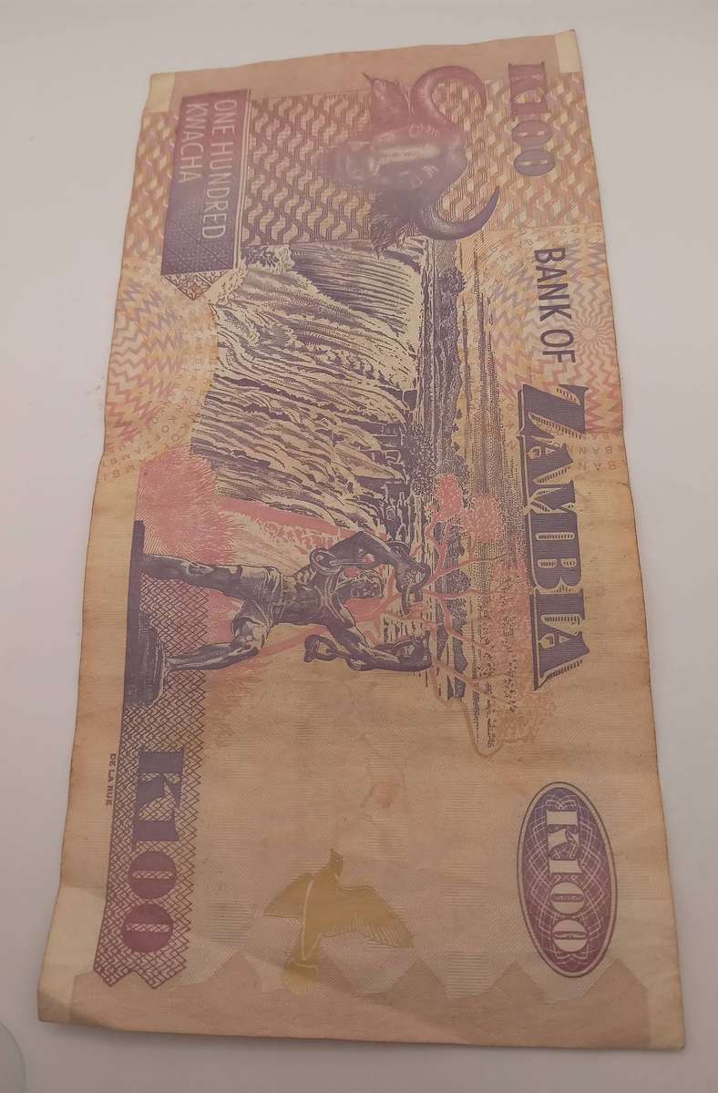 2009 ZAMBIA 100 KWACHA NOTE