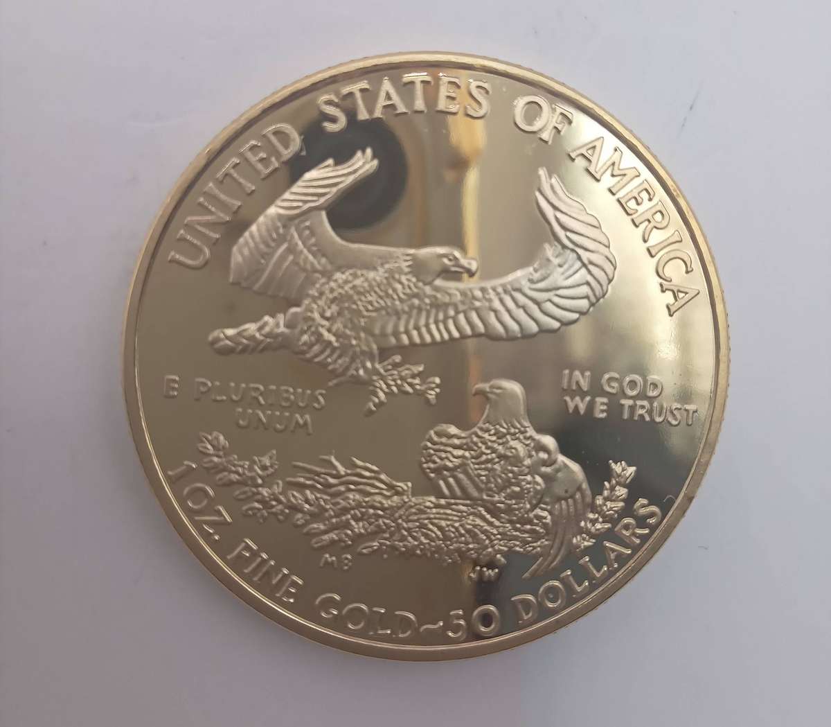 USA Liberty (and 2 eagles on reverse side) Gold Clad Collection Commemorative coin