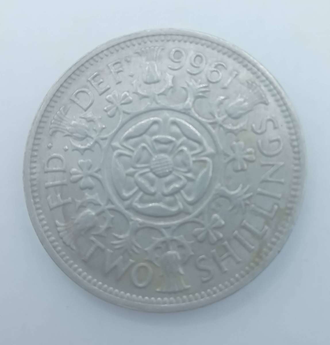 1966 GREAT BRITIAN TWO SHILLINGS COIN