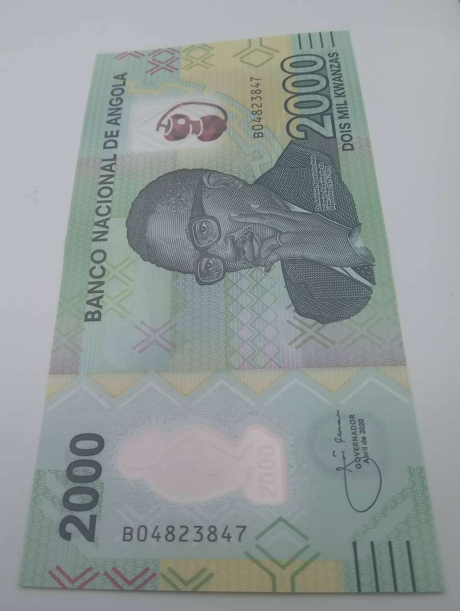 ANGOLA 2000 DOIS MIL KWANSAS BANK NOTE - UNC CONDITION