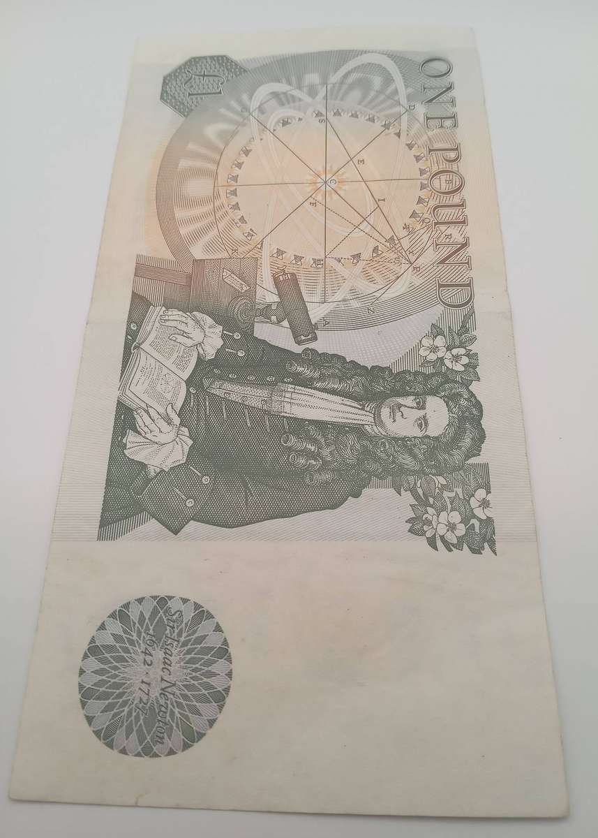 BANK OF ENGLAND JB PAGE ONE POUND NOTE SERIAL NR H0 1093115