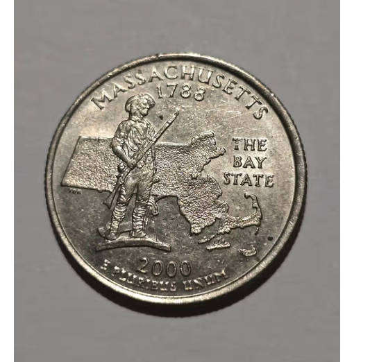 2000 USA Massachusetts Quarter Dollar