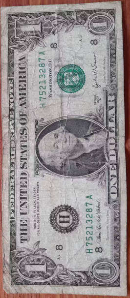 2003 USA 1 Dollar Banknote