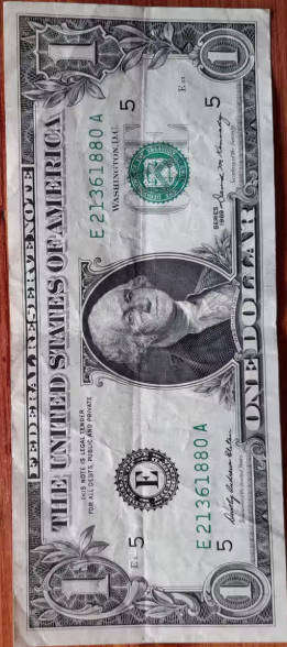 1969 USA 1 Dollar Banknote