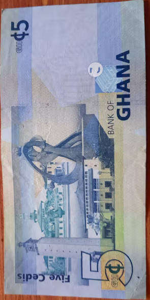 Ghana 5 Cedis Banknote
