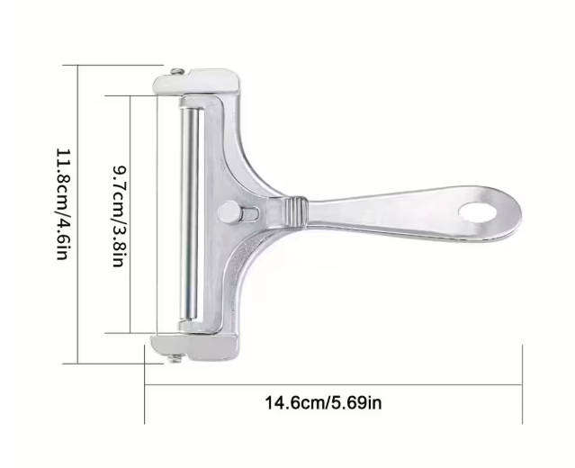Adjustable Cheese Slicer - Easily Cut Perfectly Thin Or Thick Slices