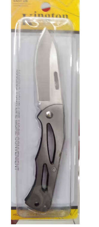 Kington Foldable Pocket Knife - Silver