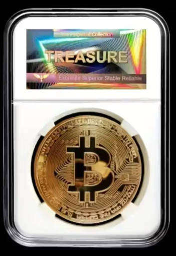 BITCOIN COMMEMORATIVE COIN - COLLECTORS EDITION - IN PROTECTIVE CASE
